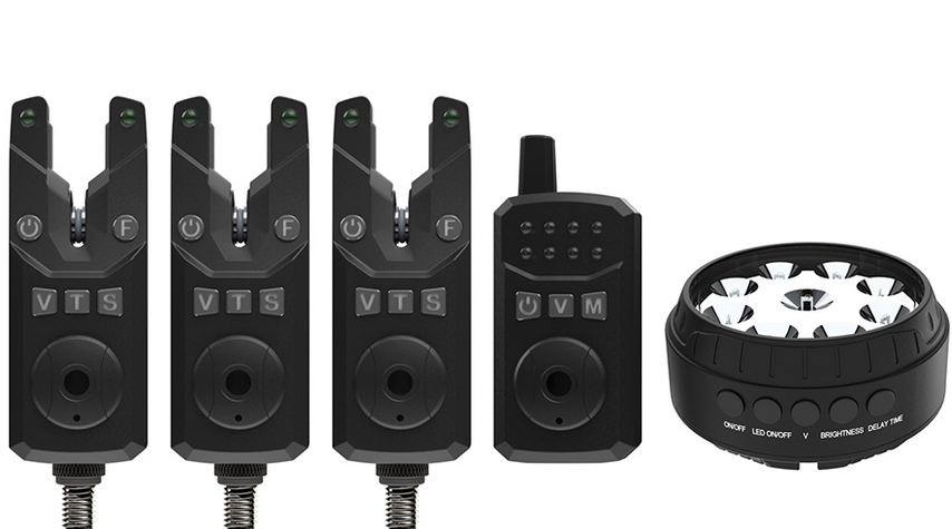 Sonik SKS2 Bite Alarm Set 3+1 Bankside Tackle