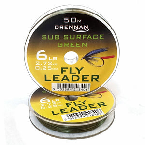 Drennan Subsurface Green Fly Leader