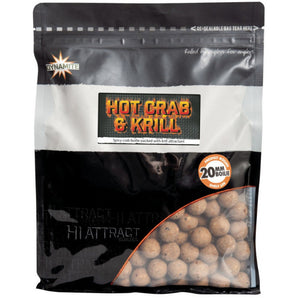 Dynamite Baits Hot Crab & Krill Shelf-Life Boilies