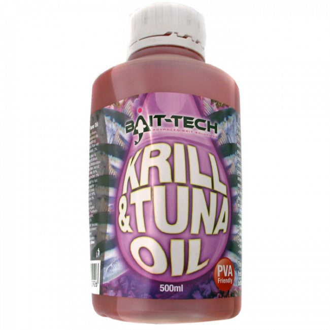 Bait Tech Krill & Tuna Oil, Bait Oils, Bait-Tech, Bankside Tackle