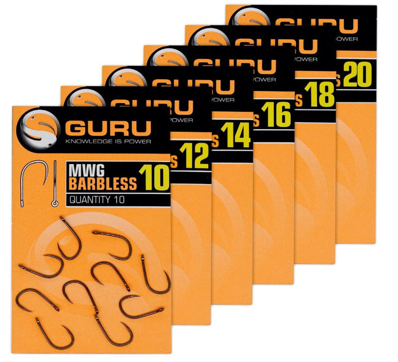 Guru MWG Barbless Hooks – Bankside Tackle