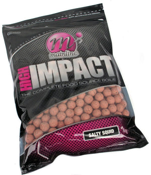 Mainline Baits Hi Impact Shelf Life Boilies Salty Squid, Boilies, Mainline Baits, Bankside Tackle