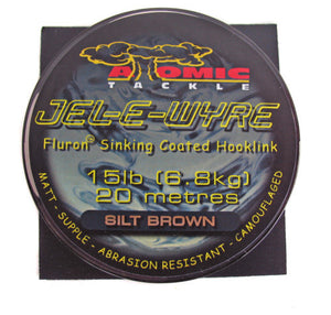 Atomic JEL-E-WYRE Coated Hooklink, Hooklinks, Atomic Tackle, Bankside Tackle