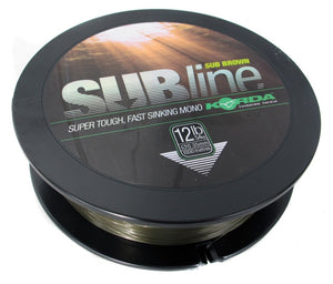 Korda Subline Brown 1000m, Line & Braid, Korda, Bankside Tackle