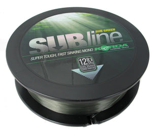 Korda Subline Green 1000m, Line & Braid, Korda, Bankside Tackle