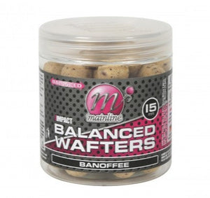 Mainline Baits Hi Impact Balanced Wafters Banoffee 15mm