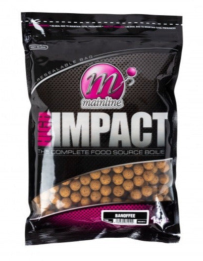 Mainline Baits Hi Impact Shelf Life Banoffee Boilies