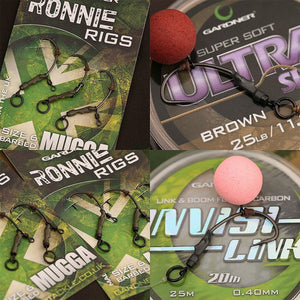 Gardner Ronnie Rigs, Ready Tied Rigs, Gardner Tackle, Bankside Tackle
