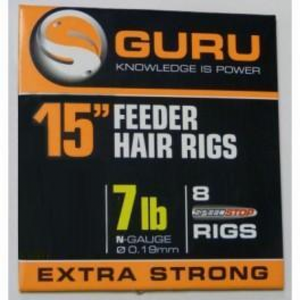 Guru 15" Feeder Hair Rigs Speedstop, Coarse Hooks, Guru, Bankside Tackle