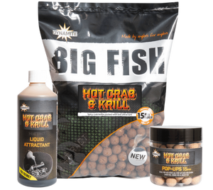 Dynamite Baits Hot Crab & Krill Shelf-Life Boilies 15mm