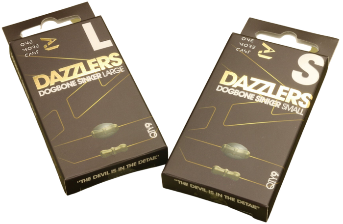 OMC Dazzlers Dog Bone Sinkers