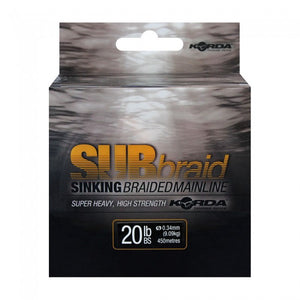 Korda Sub Braid, Line & Braid, Korda, Bankside Tackle