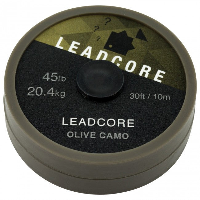 Thinking Anglers 10m Leadcore 45lb Olive Camo