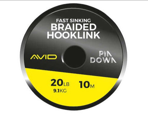 Avid Carp Pin Down Braided Hooklink 20lb