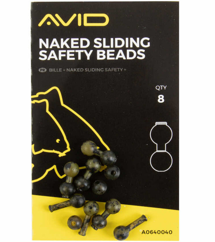 Avid Carp Outline Naked Sliding Safety Beads