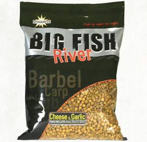 Dynamite Baits Big Fish River Cheese & Garlic Pellets