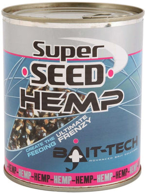 Bait Tech Super Seed Hemp Tin, Particles, Bait-Tech, Bankside Tackle