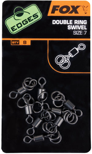 Fox Edges Double Ring Swivels, Rig Bits, Fox, Bankside Tackle