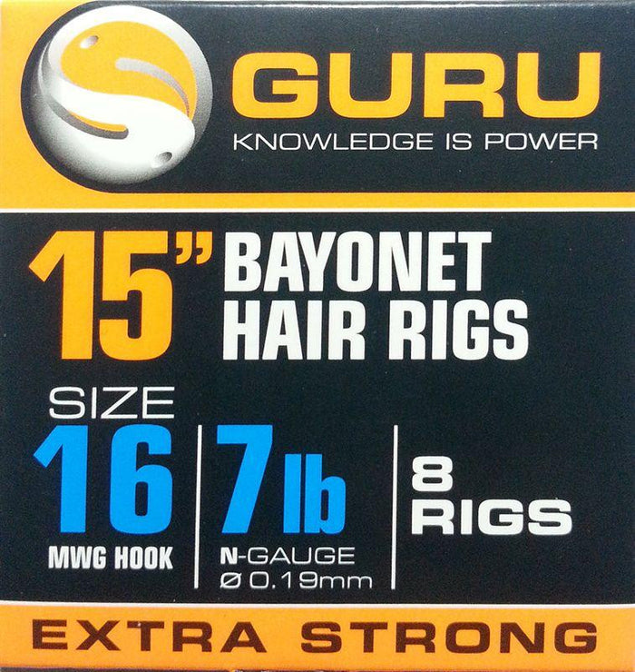 Guru 15" Feeder Hair Rigs Bayonets