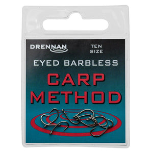 Drennan Carp Method Barbless Hooks - TO CLEAR