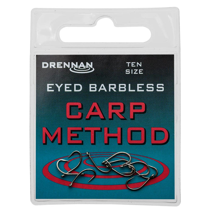 Drennan Carp Method Barbless Hooks - TO CLEAR