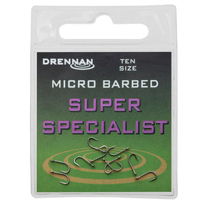 Drennan Super Specialist Micro Barbed Eyed Hook