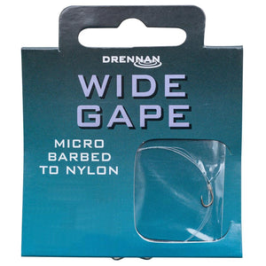 Drennan Wide Gape Hooks To Nylon