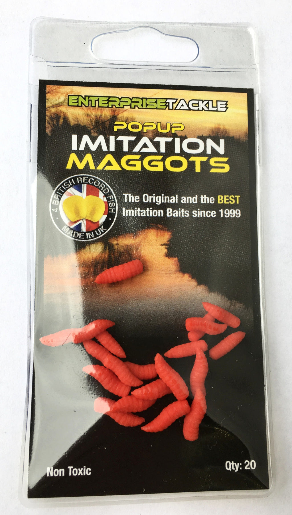Enterprise Tackle Imitation Pop Up Maggots, Artificial Baits, Enterprise Tackle, Bankside Tackle
