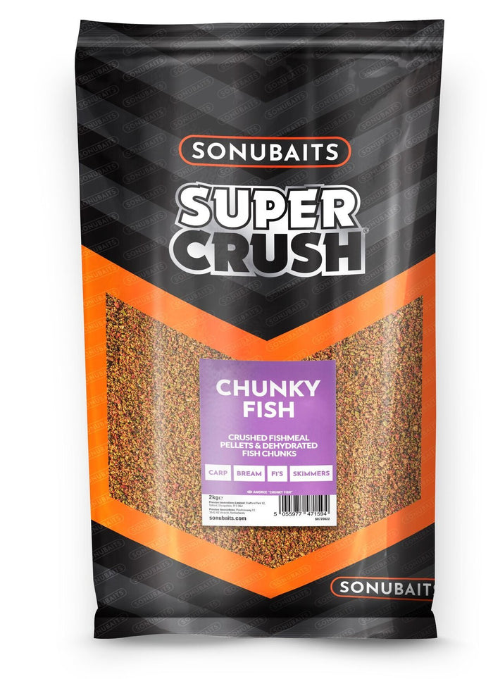 Sonubaits Supercrush Chunky Fish Groundbait