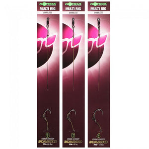 Korda Ready Tied Multi Rig Barbless, Ready Tied Rigs, Korda, Bankside Tackle