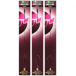 Korda Ready Tied Multi Rig Barbed, Ready Tied Rigs, Korda, Bankside Tackle