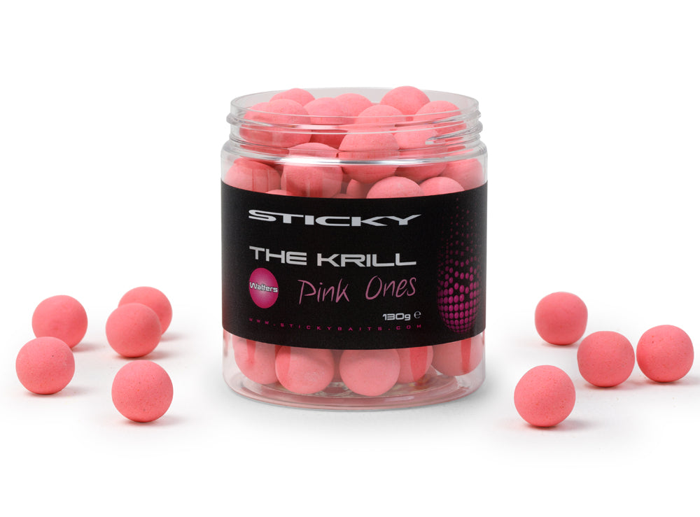 Sticky Baits The Krill Wafters Pink Ones Round 16mm