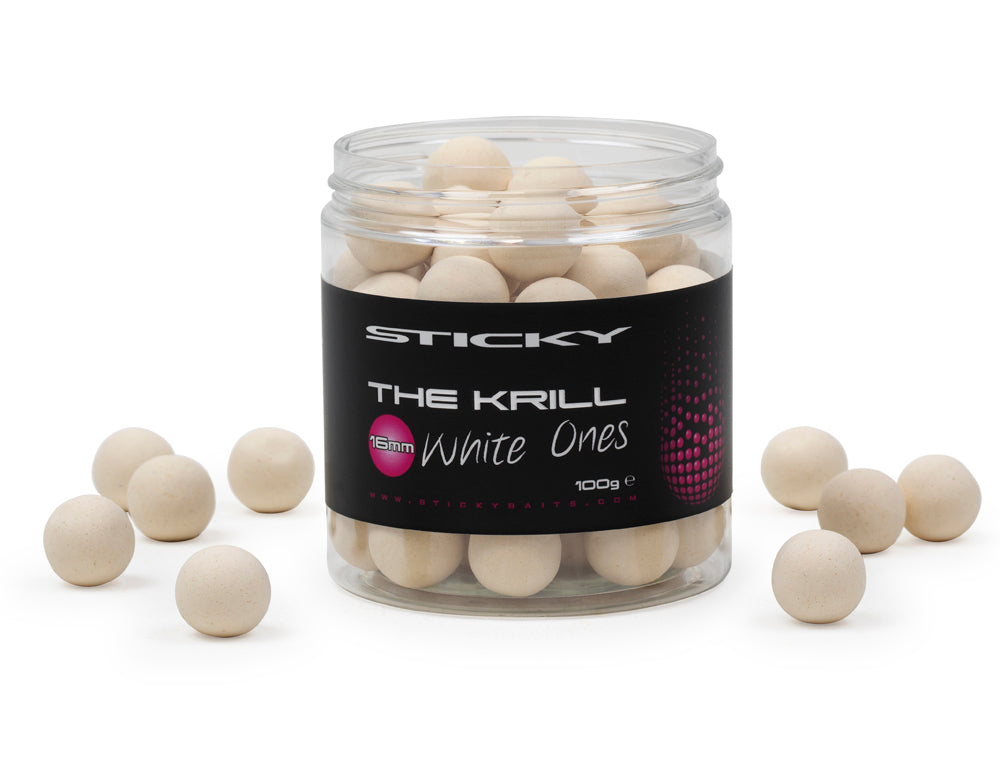Sticky Baits The Krill White Ones Pop Ups