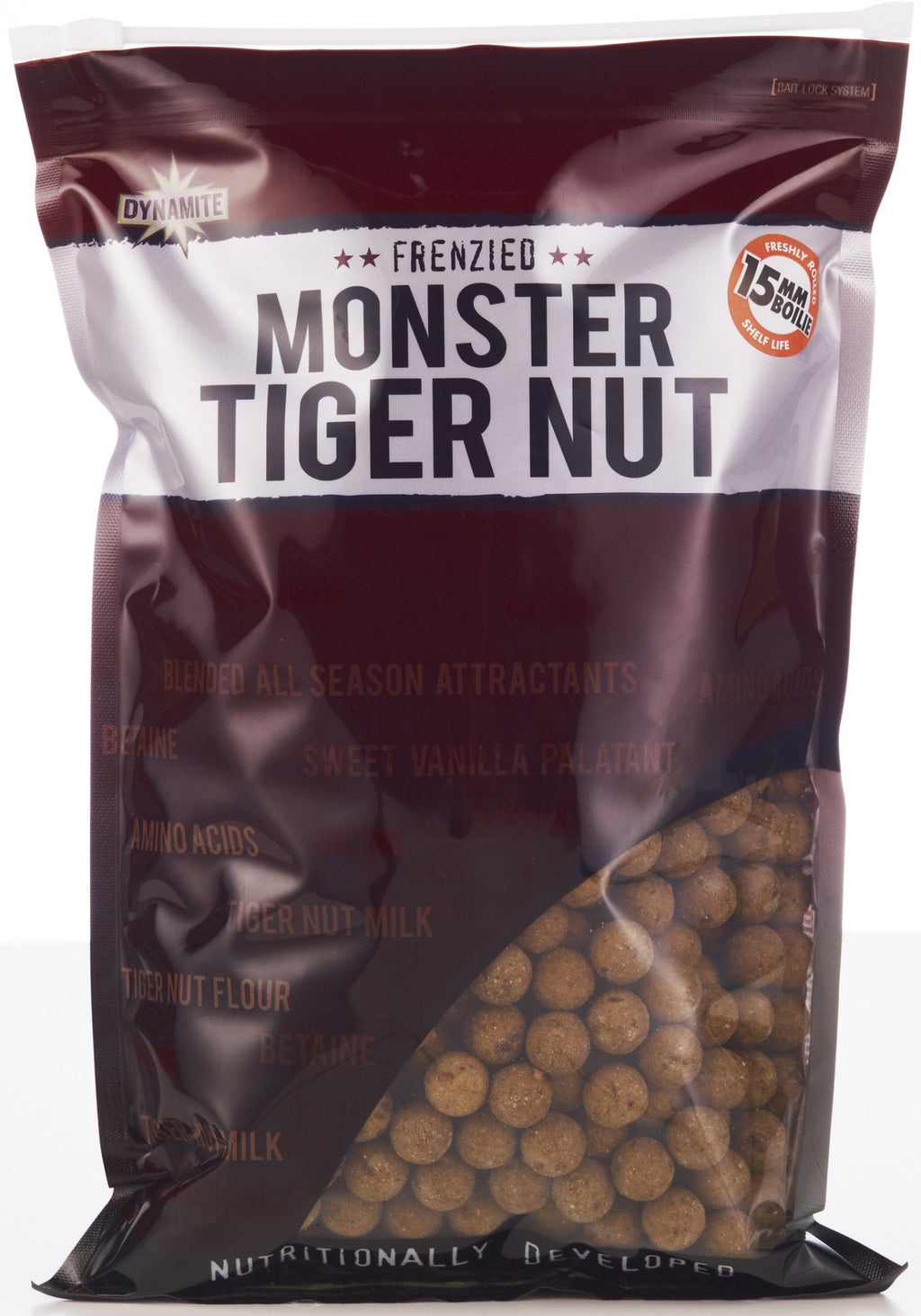 Dynamite Baits Monster Tiger Nut Shelf-Life Boilies 1kg Bag, Boilies, Dynamite Baits, Bankside Tackle