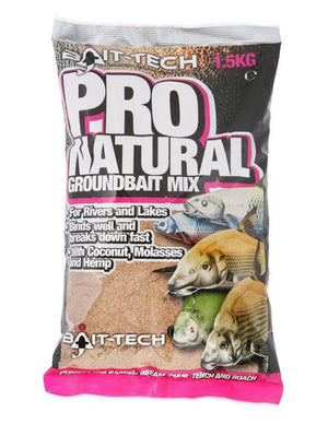 Bait Tech Pro Natural, Groundbaits, Bait-Tech, Bankside Tackle