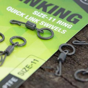 Thinking Anglers PTFE Size 11 Ring Quick Link Swivels